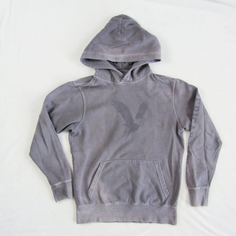 American Eagle Super Soft Pullover Hoodie Men's XS Gray